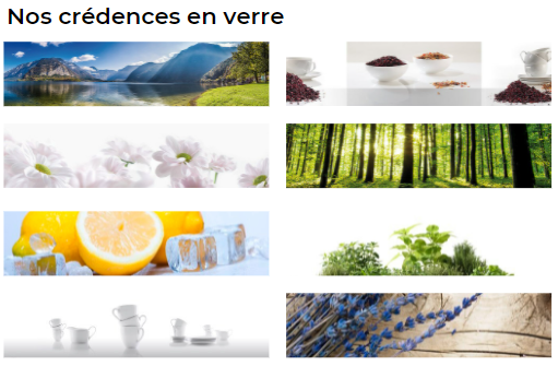 crédences en verre pour cuisine sur-mesure à Lyon